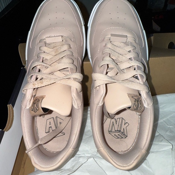 Nike Light Tan Sneakers with White Soles - Picture 2 of 3